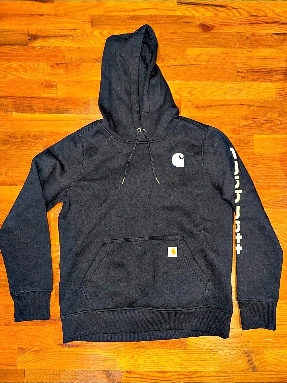 Carhartt Relaxed Fit Hoodie Black Size Medium